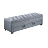 BM341054_7ccb1f8e-4cc2-4295-8283-5e44706db9f5 Kenny Ottoman, Underseat Drawer, Gray Button Tufted Boucle 60 Inch