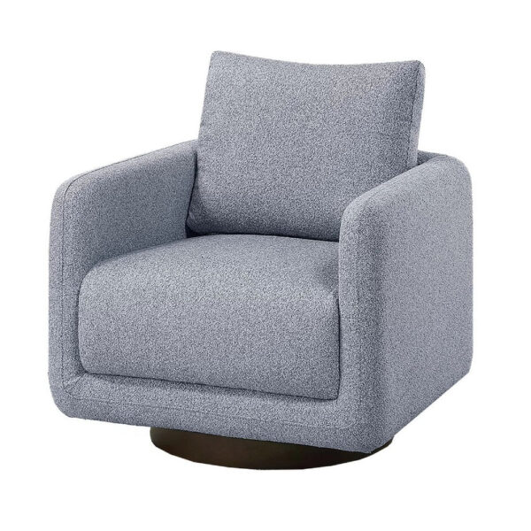 BM341124_1_6700d578-7eb5-41a6-a623-8d1631150924 Wade Swivel Armchair with 360 Rotation and Square Frame, Gray Boucle