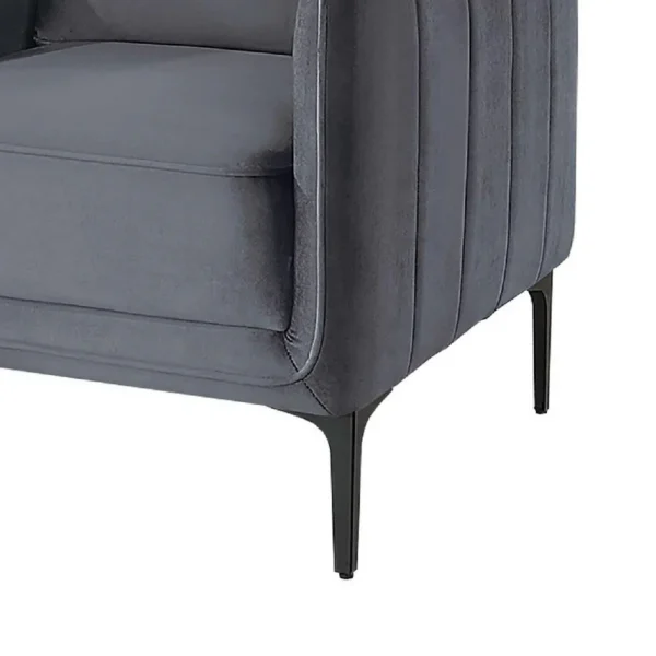 BM341131_3_101f70ee-a2cb-4e44-8000-24f41f04bb42 Reniz Accent Club Chair, Gray Velvet, Foam Cushions, Metal Legs