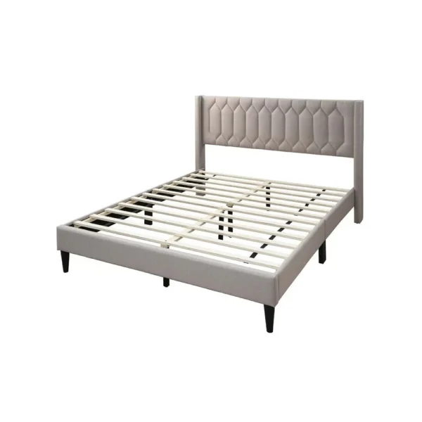 BM341151_1_bf0091d6-178b-4b1a-a80a-13905de7d682 Liana Full Bed, Tufted Light Brown Burlap Upholstery, Foam Padding