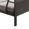 BM342278_3 Wexo Twin over Full Bunk Bed, Charcoal Brown Slat Design and Ladder