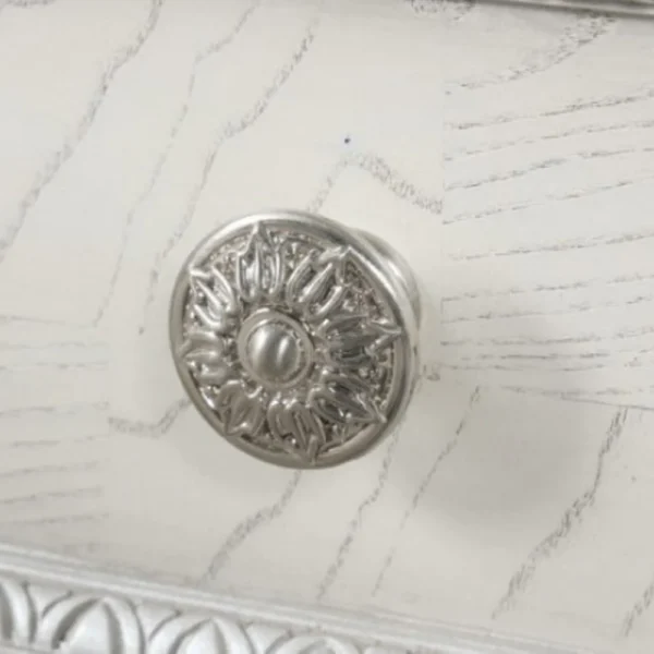 Miamy Vanity Set, 6 Drawers, Padded Stool, LED Mirror, Creamy White