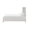 BM342487_2 Thorne Queen Bed, Panel Design, Rounded Edges, White Oak Wood