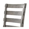 BM344923_3 Lais 6pc Dining Table Set with Bench, 4 Ladderback Chairs, Rustic Gray