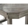 Lais 7pc Dining Table Set with 6 Ladderback Chairs, Rustic Gray