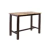 BM345254 Amber Pub Table, 47 Inch Rectangular Top, Espresso Brown Trestle Base