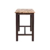 BM345254_2 Amber Pub Table, 47 Inch Rectangular Top, Espresso Brown Trestle Base