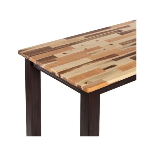 BM345254_3 Amber Pub Table, 47 Inch Rectangular Top, Espresso Brown Trestle Base