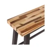 BM345255_3 Amber Counter Height Bench, 33 Inch Natural Brown Seat, Espresso Brown
