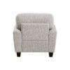 BM345326_2 Loi Sofa Armchair with Reversible Cushion, Transitional Gray Chenille
