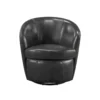 BM345329_1 Dey Swivel Barrel Chair with Curved Back, Smoky Gray Top Grain Leather