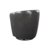 BM345329_2 Dey Swivel Barrel Chair with Curved Back, Smoky Gray Top Grain Leather