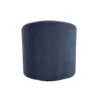 Saho Swivel Accent Chair, Barrel Style, Foam Padded, Modern Blue Boucle