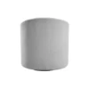 Saho Swivel Accent Chair, Barrel Style, Foam Padded, Light Gray Boucle
