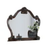 BM346946 Ventra Dresser Mirror, 51 Inch Classic Arched Cherry Brown Solid Wood