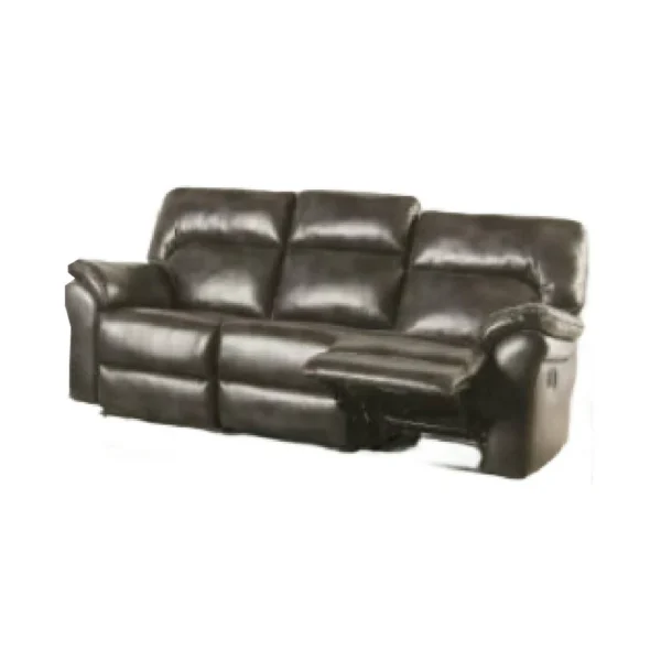 BM347018_3 Josy 2pc Manual Reclining Sofa and Loveseat Set, Dark Gray Faux Leather