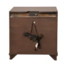 FOA-CM7302CH-N_1 Wooden Night Stand With 3 Drawers In Cherry Brown