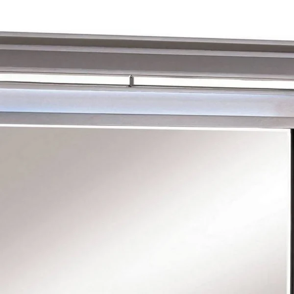 Bellanova Contemporary Style Mirror , Silver