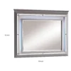 Bellanova Contemporary Style Mirror , Silver