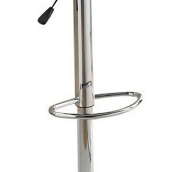 Polyurethane Swivel Barstool Silver Set of 2