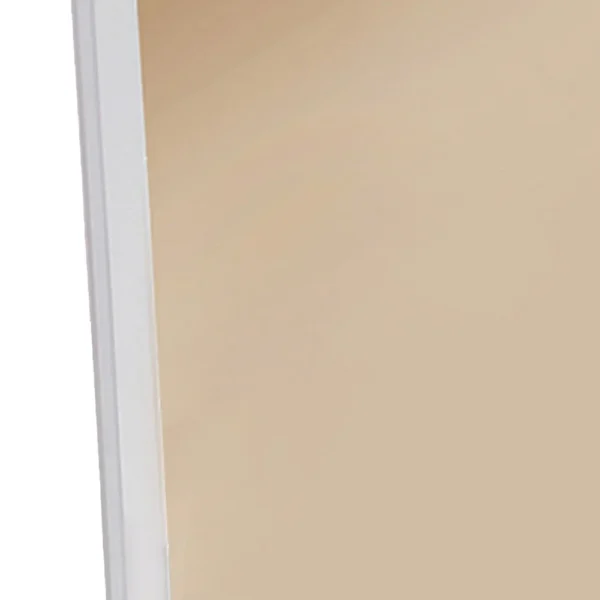 Mirror With Pine Wood Framing, White