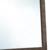 Distressed Solid Wood Mirror Brown