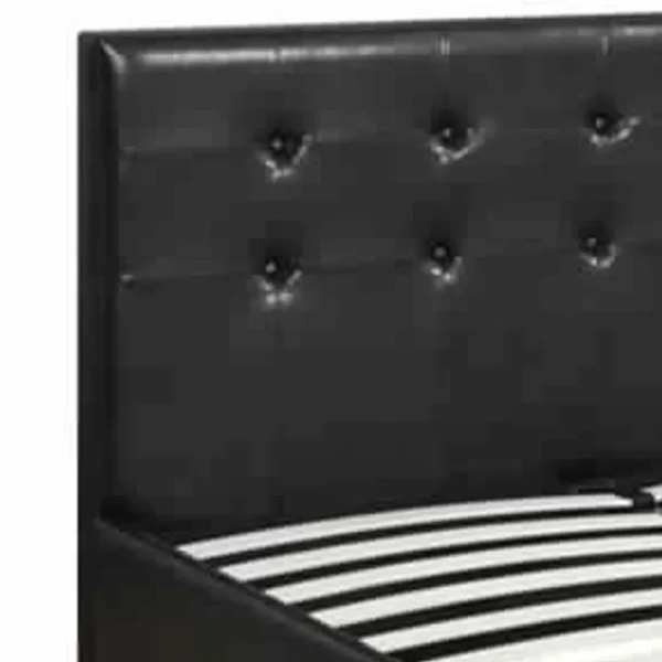 Vivid Full Bed WithDrawer,Black Pu