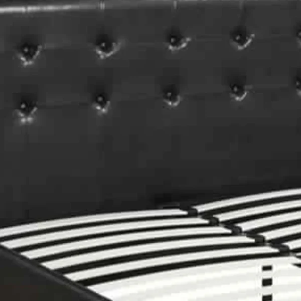 Vivid Full Bed WithDrawer,Black Pu