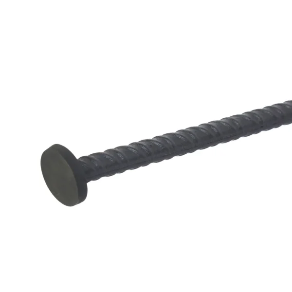 Jael 28 Inch Bar Stool with Mango Wood Saddle Seat, Iron Rod Legs, Brown and Black