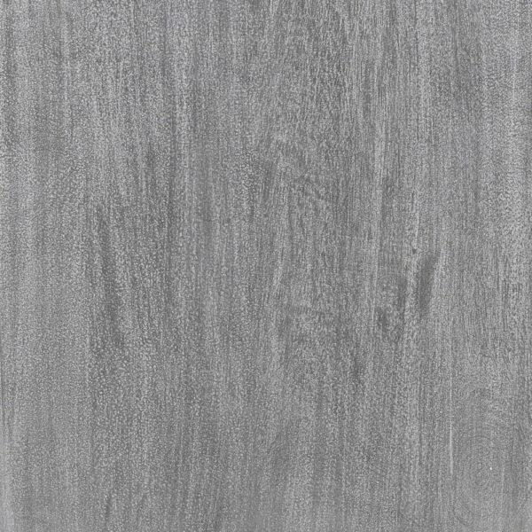 Zera 39 Inch Handcrafted Accent Cabinet with 2 Doors, Medallion Engraved, Sandblasted Gray Mango Wood, Black Iron Framed Stand