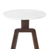 UPT-276373_5_26c3b7ee-a653-4202-a429-2008e88ac6cd Port Blair Side End Table, Round White Genuine Marble Top with Handcrafted Mango Wood 16.5 Inch