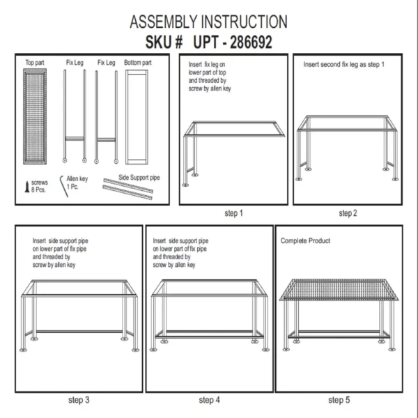 Aurelia 48 Inch Console Sofa Table, Artisanal Hammered Antique Bronze Tray Top, Industrial Black Iron Frame