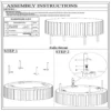 UPT-293347-Assembly-Instructions 36 Inch Modern Handcrafted Round Coffee Table, Oak White Wood Top with Grooved Edges, Black Iron Legs