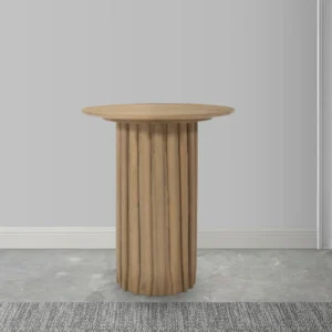 UPT-301719_8_1eedd83a-cdd0-41de-9814-5dee460b74ca Sejo Side End Table, 20 Inch Round Top with Fluted Base in Natural Brown Mango Wood