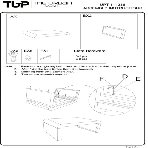 UPT-314336-Assembly-Instructions_159935ef-98fc-4303-8d69-f34698873326 Cascade 36 Inch Coffee Table, Handcrafted Natural Acacia Wood, Rectangular Curved Waterfall Top
