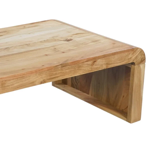 UPT-314336_4_95de56a5-49a6-4059-9c1f-a725dae88bfe Cascade 36 Inch Coffee Table, Handcrafted Natural Acacia Wood, Rectangular Curved Waterfall Top