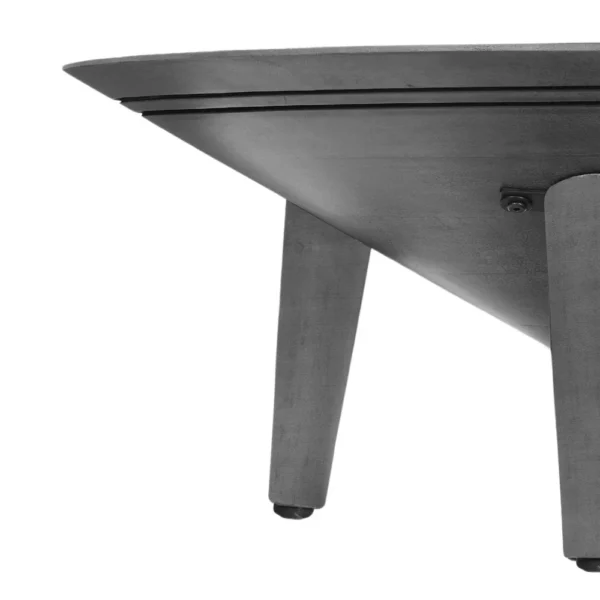 UPT-317656_5_249cc3d8-cc7a-4b8f-b58d-d95729bfa30b Venus 28 Inch Coffee Table with 3 Tapered Splayed Legs, Gray Mango Wood