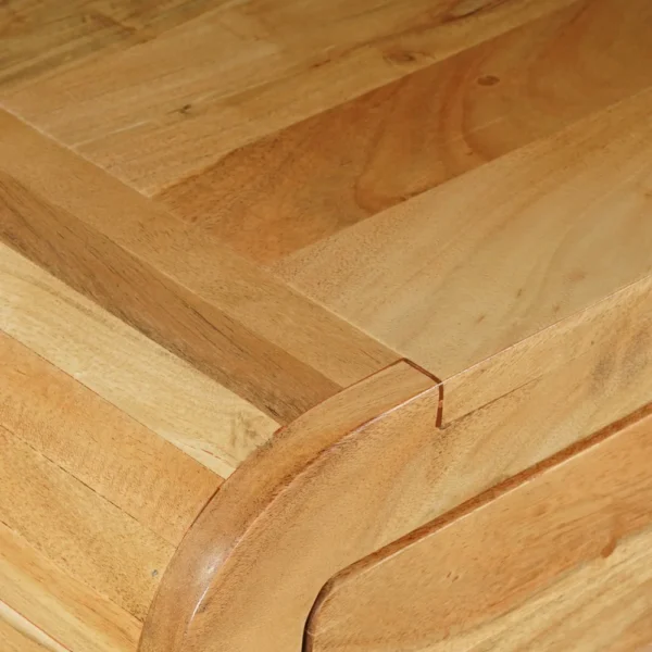 Arlow Console Table | 43" Wide Top | Handcrafted Natural Brown Acacia Wood | Dual Drawer Storage