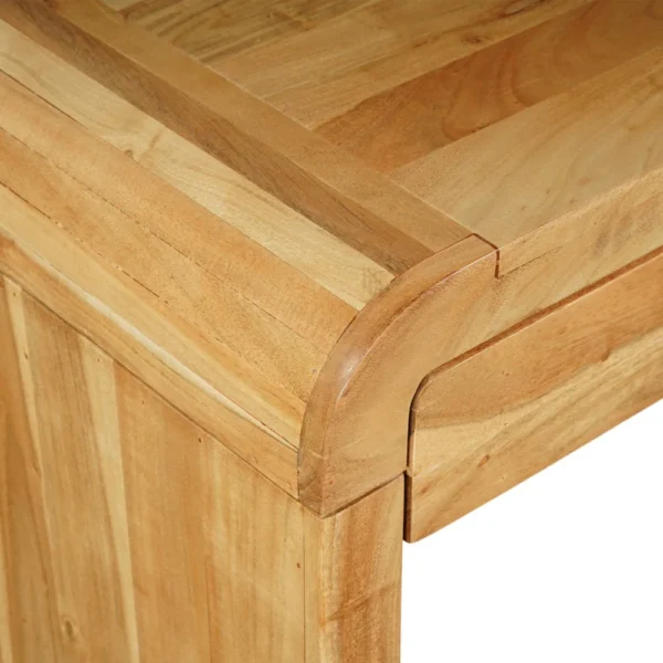 Arlow Console Table | 43" Wide Top | Handcrafted Natural Brown Acacia Wood | Dual Drawer Storage