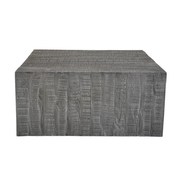 UPT-332351_1_f734e7d5-7a74-4ce1-9673-5d53617ad906 Rydan Coffee Table | 33 Inch Square Block Top | Sandblasted Gray Mango Wood