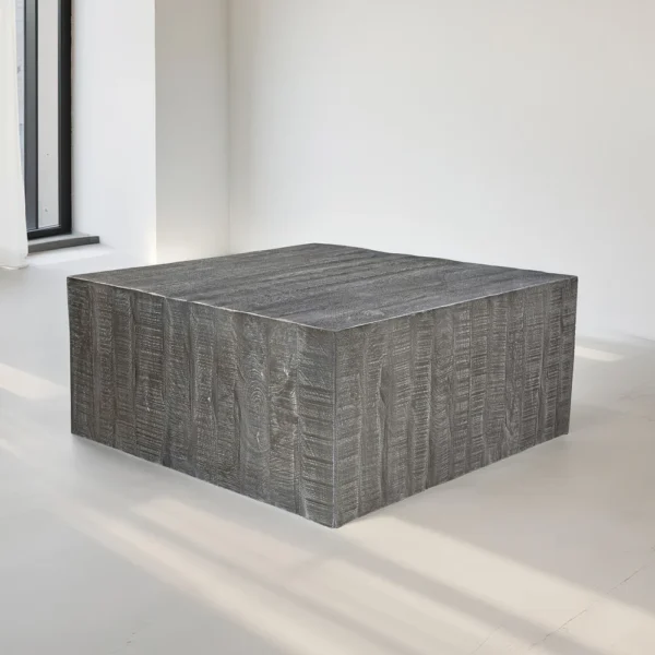 UPT-332351_7_911723f0-6c69-482b-839a-31c3edfb70ed (1) Rydan Coffee Table | 33 Inch Square Block Top | Sandblasted Gray Mango Wood