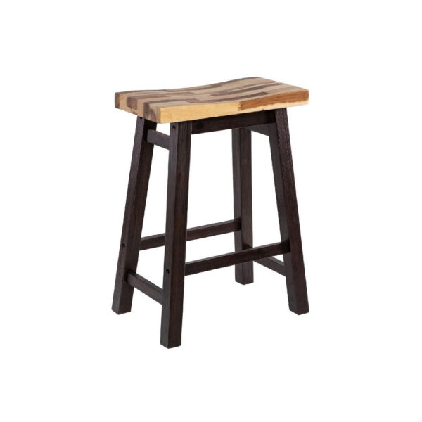 300620266a441cf6ec8d5.jpeg Amber Counter Height Stool, Saddle Seat, Espresso Brown Wood