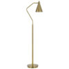 300620266a4422270be8d.jpeg Sty 63 Inch Task Floor Lamp, Swivel Brass Shade Angled Metal Pole