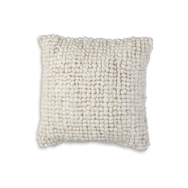 300620266a44226a38067.jpeg Throw Pillow Set of 4, 20 Inch, Modern Looped Design, Soft White Cotton