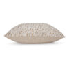 Lora 20 Inch Accent Pillow Set of 4, Textured Stripe Pattern, Ivory Gray