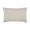 Anye 14 x 22 Lumbar Throw Pillow Set of 4, Handwoven Striped Tan Ivory Wool