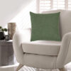 300620266a4422ab21fe4.jpeg Ina 22 Inch Accent Throw Pillow Set of 4, Square, Green Cotton Linen