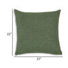 300620266a4422b50b153.jpeg Ina 22 Inch Accent Throw Pillow Set of 4, Square, Green Cotton Linen