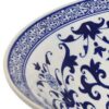300620266a442beba2678.jpeg Cherry 16 Inch Decorative Bowl, Ceramic, Floral Design, Blue and White