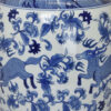 300620266a442c2d0ab84.jpeg Gloomy 15 Inch Decorative Jar, Ceramic Frame, Blue and White Floral Print